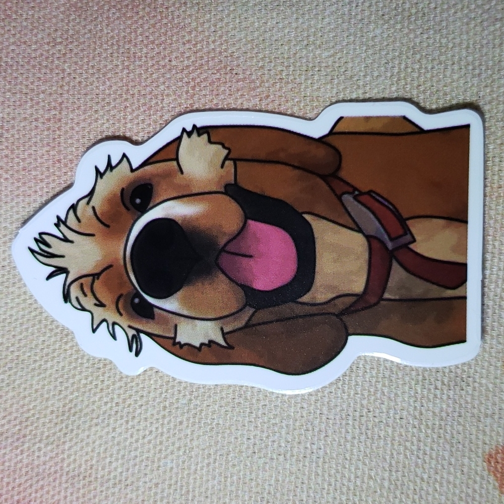 (C) Dog Sticker Doggie Dog Mom Puppy